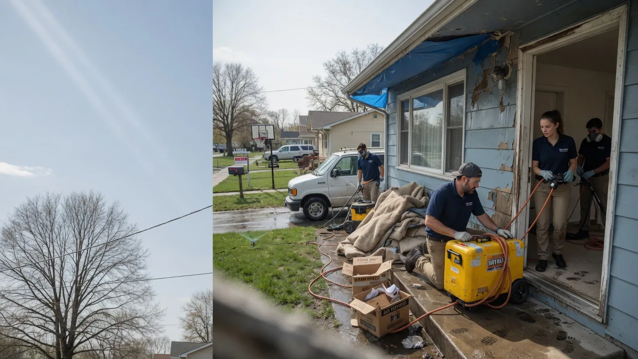 Basement Flood Cleanup in Bonham, TX near me